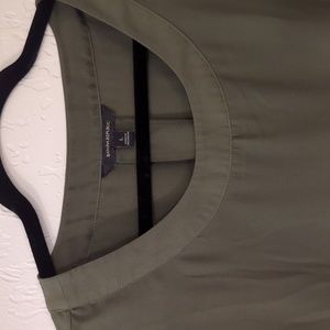 BR olive green blouse